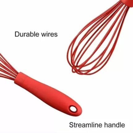 Comfortable Plastic Manual Whisk Safe Design for Effortless Mixing, Blending, and Whisking, for Everyday Cooking and Baking Single Pack