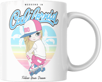 Printed Ceramic Mug | Coffee Mug | Tea Mug | Milk Mug | Designer Mug | 330 ml, Microwave & Dishwasher Safe | Mug for Kids | Mug for Friend, Birthday Gift