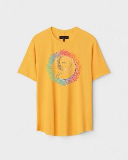 Unisex Designer Premium Quality Printed T-Shirt For Boys And Girls :: Cloth type : Cotton - Colour :: Yellow